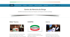 Desktop Screenshot of centrodememoriadobixiga.org