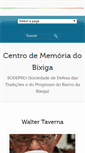 Mobile Screenshot of centrodememoriadobixiga.org